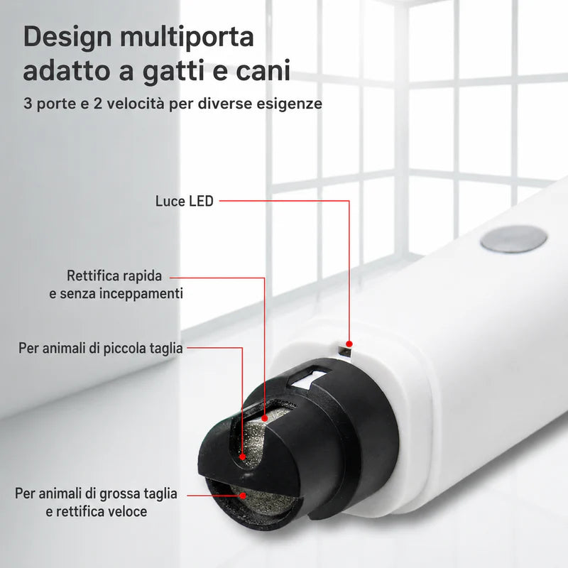 Lima Unghie Cani USB Senza Stress